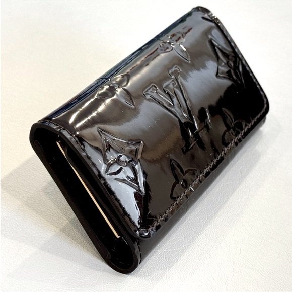 💎Louis Vuitton Monogram Vernis 4 Ring Key Case - Picture 6 of 6